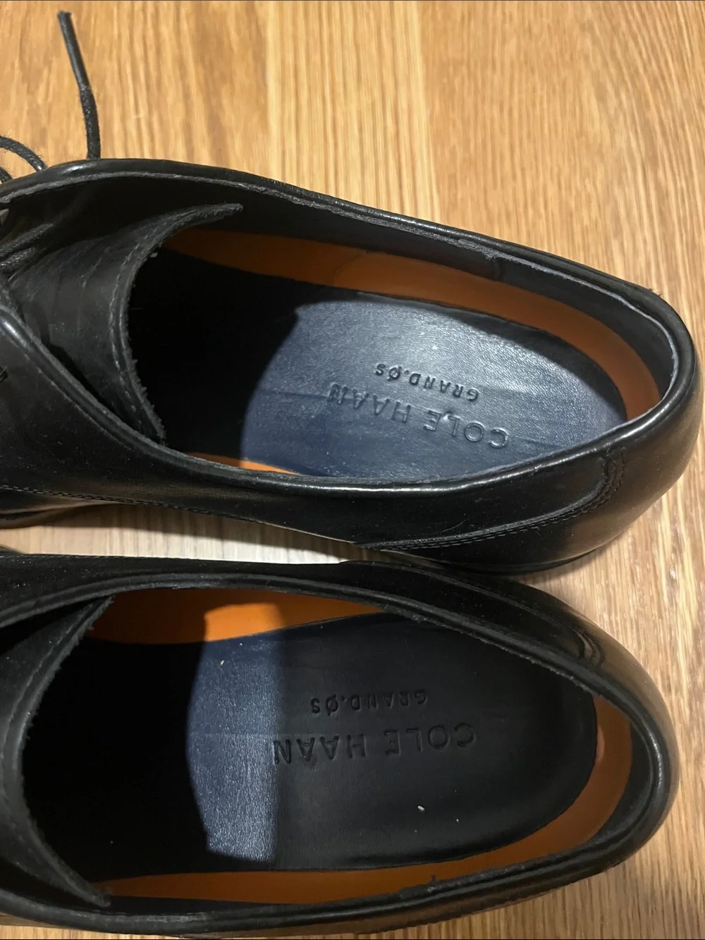Cole Haan black leather shoes